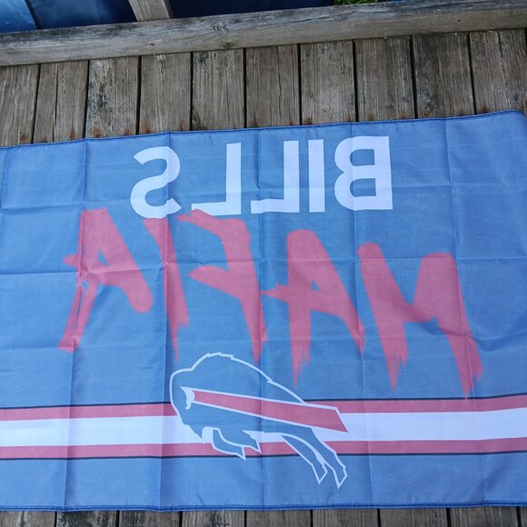 NEW Buffalo Bills Mafia Dark Blue NFL 3X5 Feet Flag - Picture 2 of 3